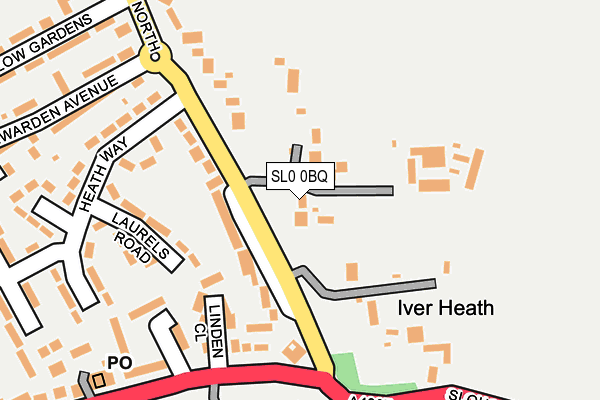 SL0 0BQ map - OS OpenMap – Local (Ordnance Survey)