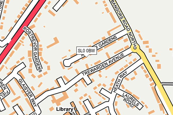 SL0 0BW map - OS OpenMap – Local (Ordnance Survey)