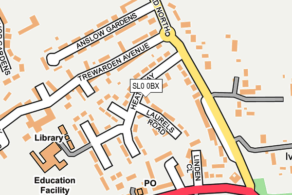 SL0 0BX map - OS OpenMap – Local (Ordnance Survey)