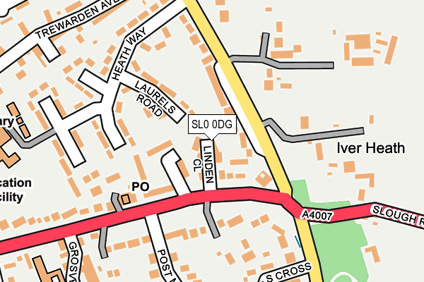 SL0 0DG map - OS OpenMap – Local (Ordnance Survey)