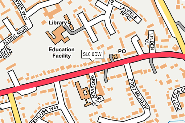 Map of CF7 CONSTRUCTION LTD at local scale