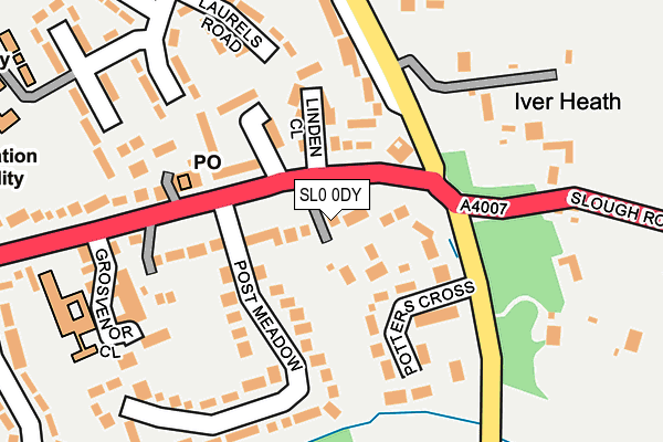 SL0 0DY map - OS OpenMap – Local (Ordnance Survey)
