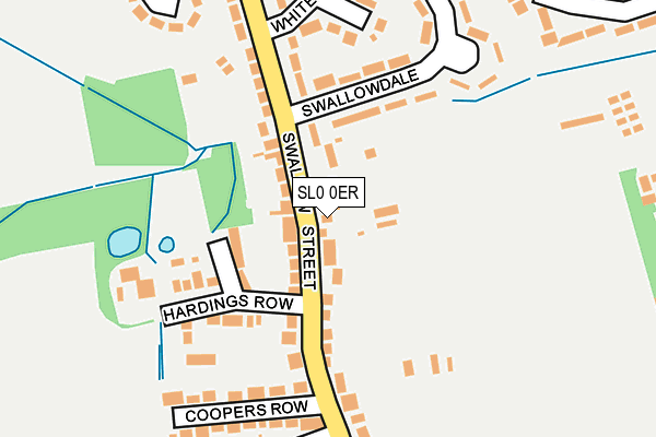 Map of POSX LTD at local scale