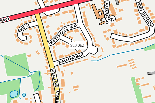SL0 0EZ map - OS OpenMap – Local (Ordnance Survey)