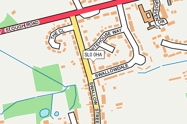 SL0 0HA map - OS OpenMap – Local (Ordnance Survey)