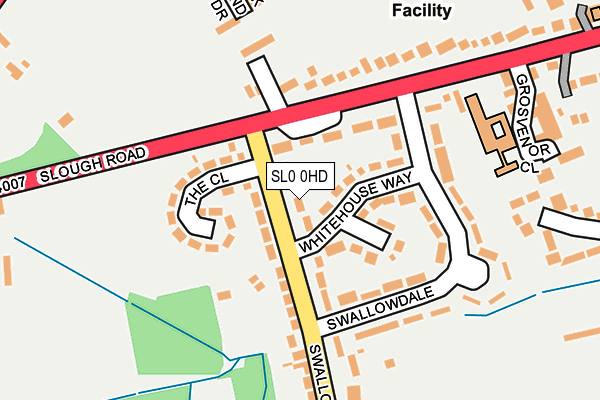 SL0 0HD map - OS OpenMap – Local (Ordnance Survey)