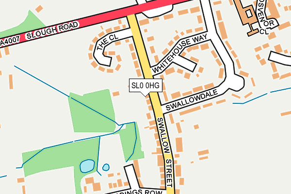 SL0 0HG map - OS OpenMap – Local (Ordnance Survey)