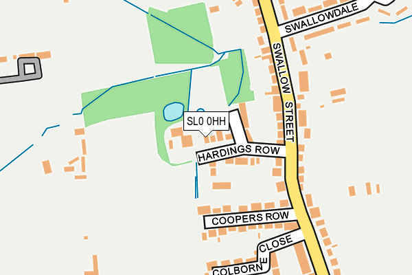 SL0 0HH map - OS OpenMap – Local (Ordnance Survey)