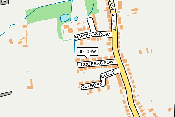 SL0 0HW map - OS OpenMap – Local (Ordnance Survey)