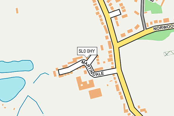 SL0 0HY map - OS OpenMap – Local (Ordnance Survey)