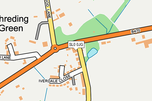 SL0 0JG map - OS OpenMap – Local (Ordnance Survey)