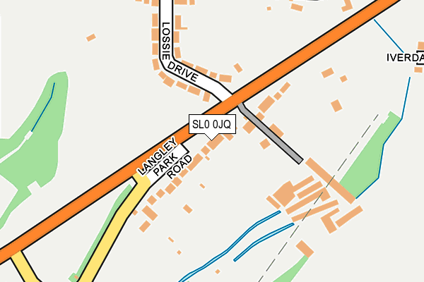 SL0 0JQ map - OS OpenMap – Local (Ordnance Survey)