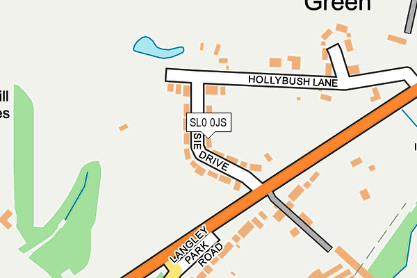 Map of V7D LTD at local scale