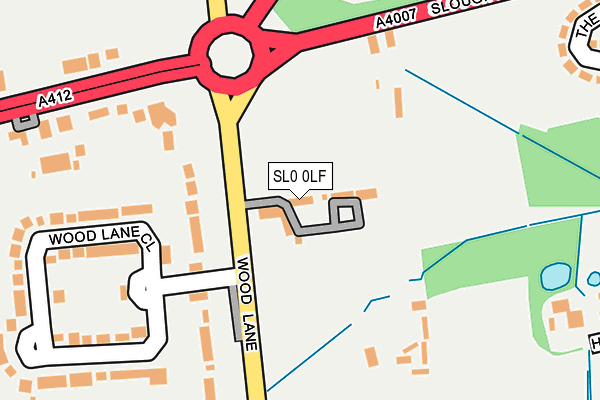 SL0 0LF map - OS OpenMap – Local (Ordnance Survey)
