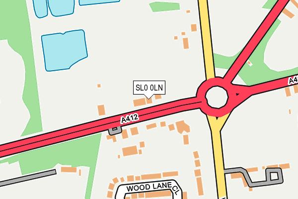 SL0 0LN map - OS OpenMap – Local (Ordnance Survey)