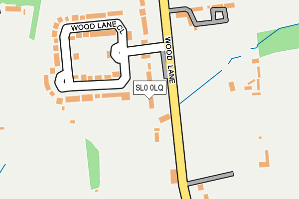 SL0 0LQ map - OS OpenMap – Local (Ordnance Survey)