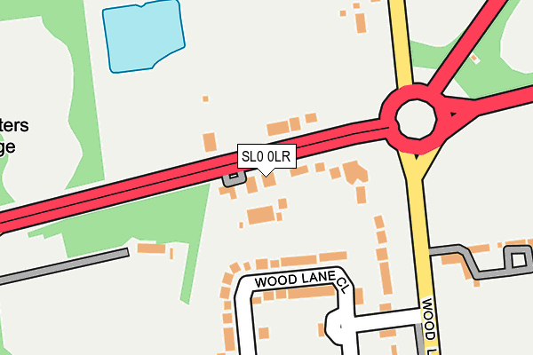 Map of BLUE LION HAULAGE LIMITED at local scale