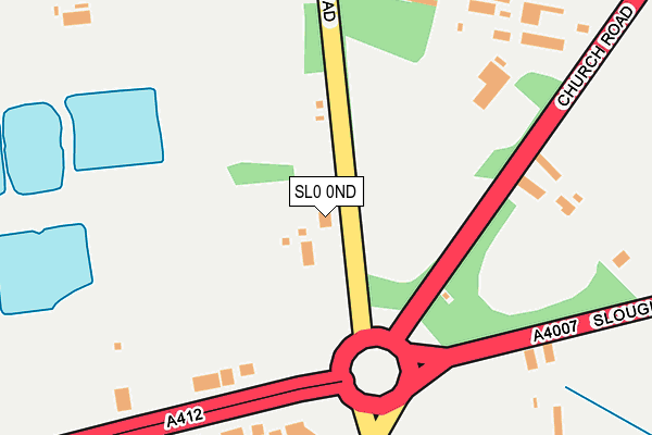 SL0 0ND map - OS OpenMap – Local (Ordnance Survey)