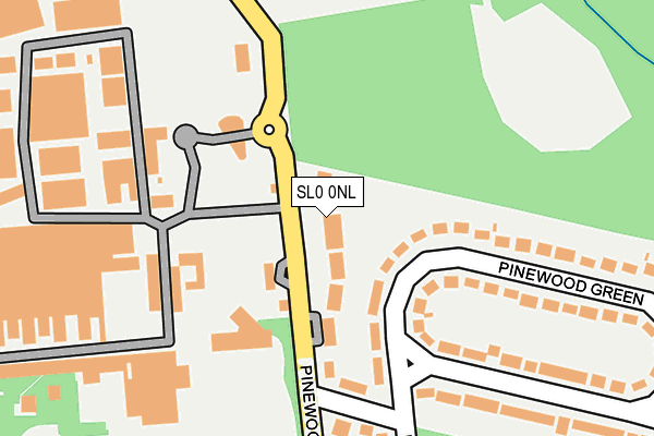 SL0 0NL map - OS OpenMap – Local (Ordnance Survey)