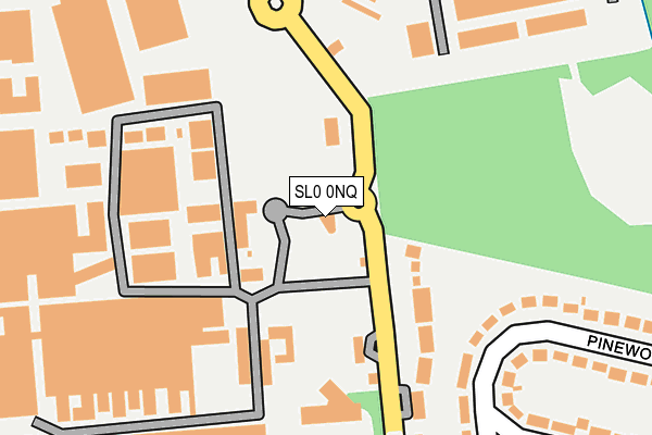 SL0 0NQ map - OS OpenMap – Local (Ordnance Survey)