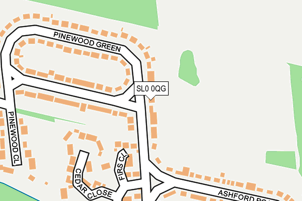 SL0 0QG map - OS OpenMap – Local (Ordnance Survey)