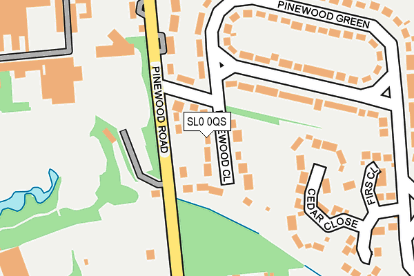 SL0 0QS map - OS OpenMap – Local (Ordnance Survey)