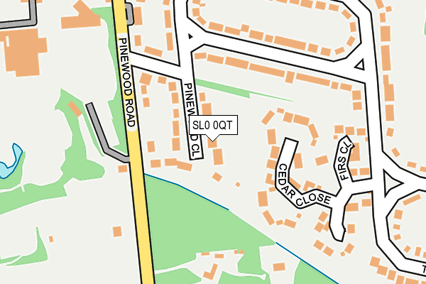 SL0 0QT map - OS OpenMap – Local (Ordnance Survey)
