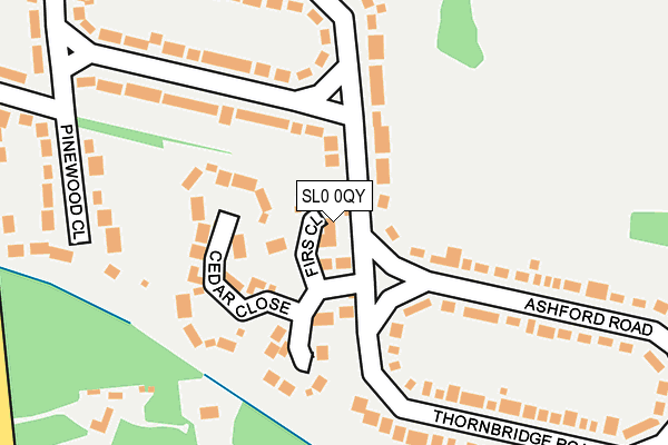 SL0 0QY map - OS OpenMap – Local (Ordnance Survey)