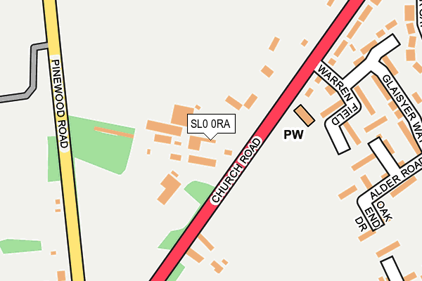 SL0 0RA map - OS OpenMap – Local (Ordnance Survey)