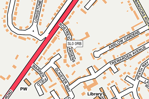 SL0 0RB map - OS OpenMap – Local (Ordnance Survey)