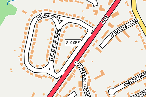 SL0 0RF map - OS OpenMap – Local (Ordnance Survey)