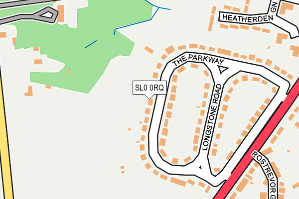 SL0 0RQ map - OS OpenMap – Local (Ordnance Survey)