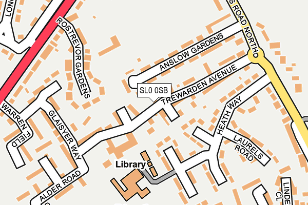 SL0 0SB map - OS OpenMap – Local (Ordnance Survey)