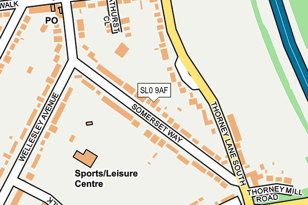 Map of UXBRIDGE GLASS CENTRE LIMITED at local scale