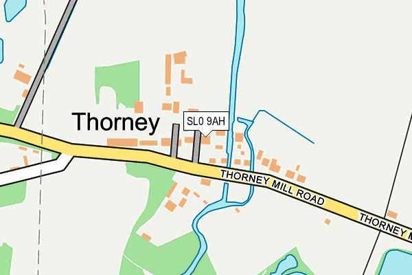 SL0 9AH map - OS OpenMap – Local (Ordnance Survey)