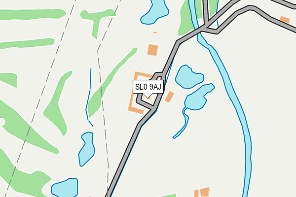 SL0 9AJ map - OS OpenMap – Local (Ordnance Survey)