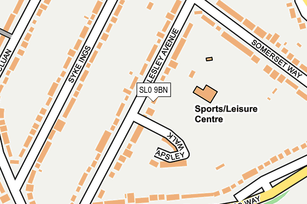 Map of JUNIOR STRENGTH ACADEMY LTD at local scale