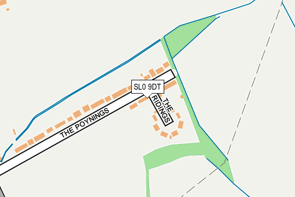 SL0 9DT map - OS OpenMap – Local (Ordnance Survey)