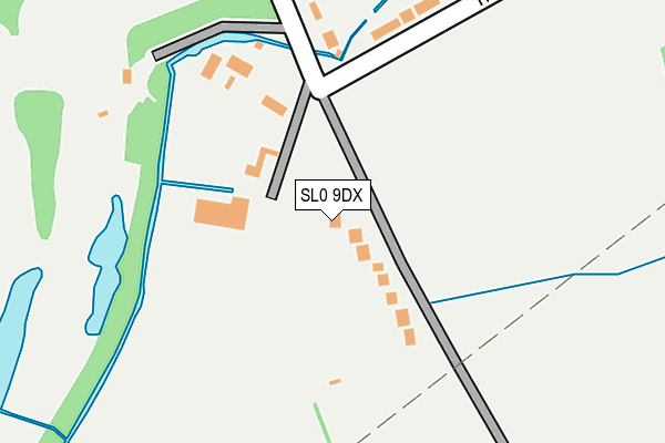 SL0 9DX map - OS OpenMap – Local (Ordnance Survey)