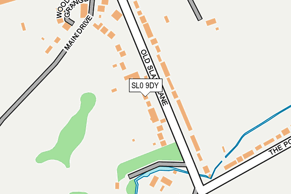SL0 9DY map - OS OpenMap – Local (Ordnance Survey)