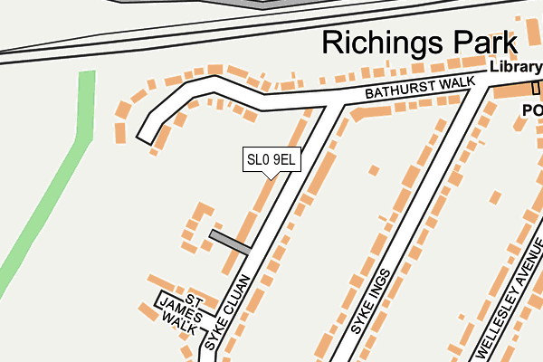Map of PINKY LAING LTD at local scale