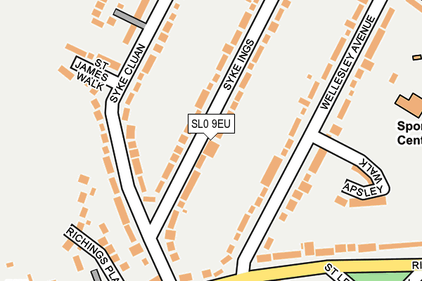 SL0 9EU map - OS OpenMap – Local (Ordnance Survey)