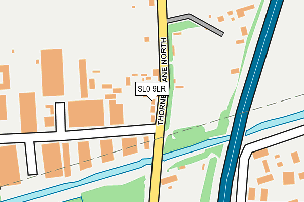 SL0 9LR map - OS OpenMap – Local (Ordnance Survey)