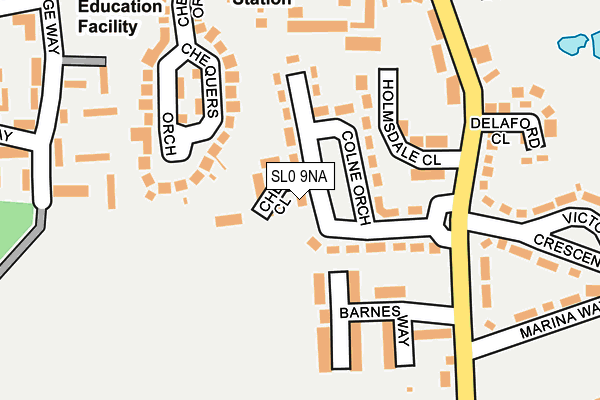 SL0 9NA map - OS OpenMap – Local (Ordnance Survey)