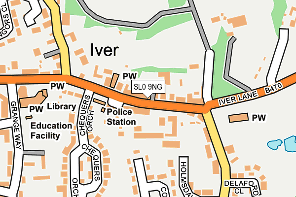 SL0 9NG map - OS OpenMap – Local (Ordnance Survey)