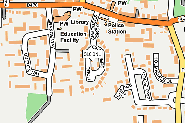 SL0 9NL map - OS OpenMap – Local (Ordnance Survey)