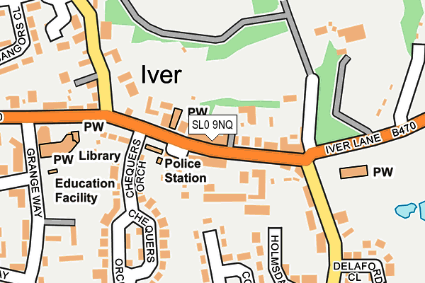 SL0 9NQ map - OS OpenMap – Local (Ordnance Survey)