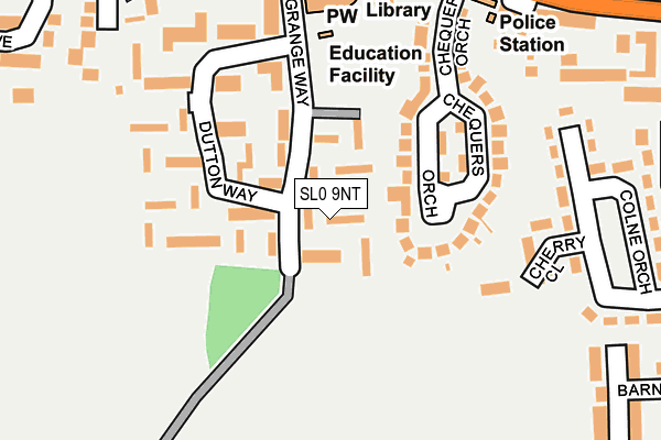 Map of STACEY WALKER VA LIMITED at local scale