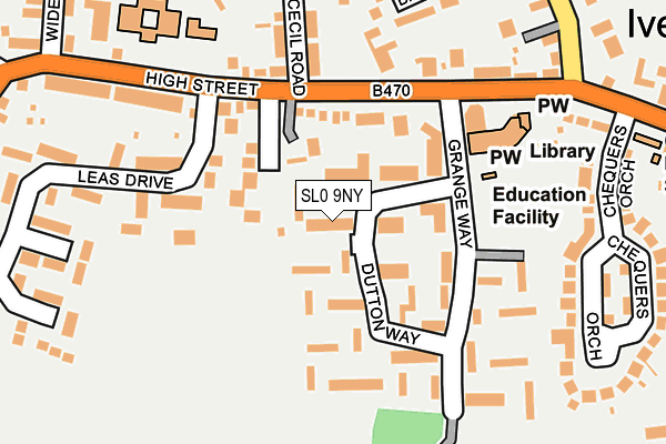 SL0 9NY map - OS OpenMap – Local (Ordnance Survey)