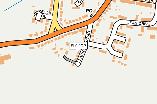 SL0 9QP map - OS OpenMap – Local (Ordnance Survey)